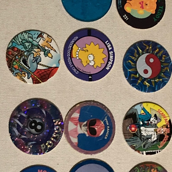 Rad vintage pog milk cap set - Picture 5 of 6